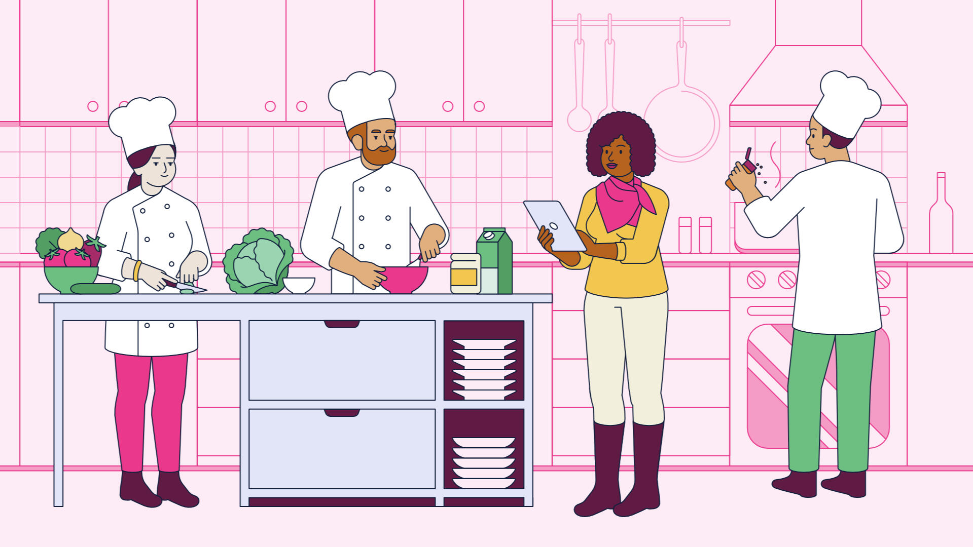 Back Office, illustration for video See More →